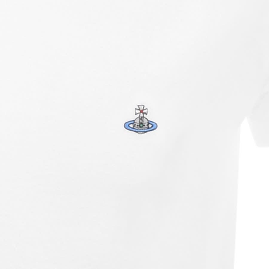 Alternative Image for ProductVivienne Westwood Orb Logo T Shirt White3